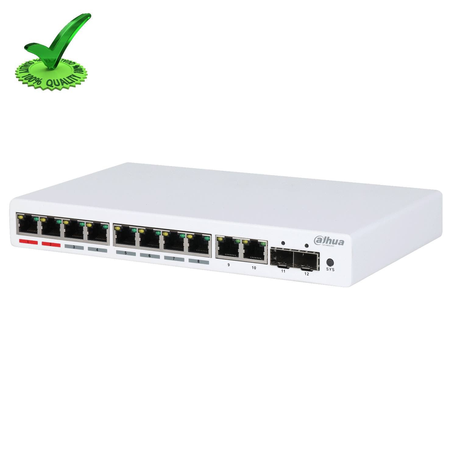 Dahua DH-PFS4212-8GT-96 8 Port POE Switch Dahua DH-PFS4212-8GT-96 8 Port POE Switch